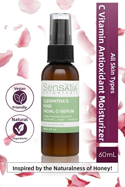 Sensatia Botanicals سيروم نهاري طبيعي مرطب ومضاد للأكسدة بفيتامين سي 60 مل - ...