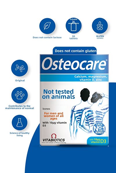 Osteocare Bone Health Vitamin Containing Calcium, Magnesium, Zinc, Vitamin D ...