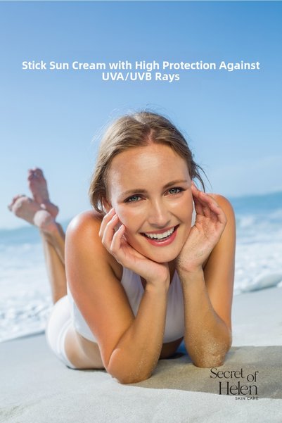 Secret of Helen Spf 50+ Stick Sunscreen 18 g |   New Generation Filter & Water Resistant | Ceramide, Centella, Green Tea Extract