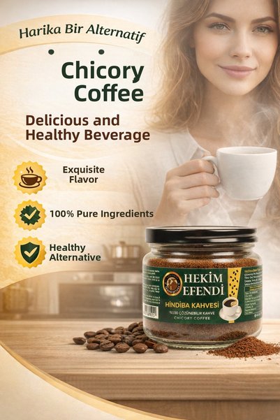 HEKİM EFENDİ Chicory Coffee - (160 Uses) Net 400Gr