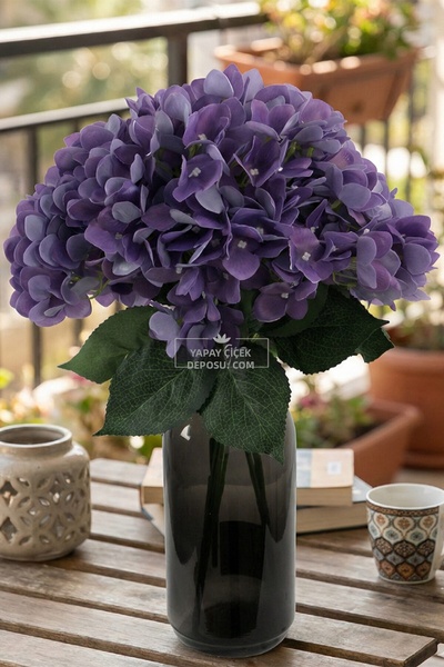 Yapay Çiçek Deposu زهرة صناعية 5 فروع من زهور الكورناليس الرطبة ذات الأوردة، ...