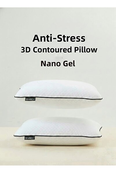 She&Co 2 ΤΕΜΑΧΙΑ ΑΝΤΙ-ΣΤΡΕΣ 3D ΑΝΑΚΛΑΣΤΙΚΟ ΜΑΞΙΛΑΡΙ