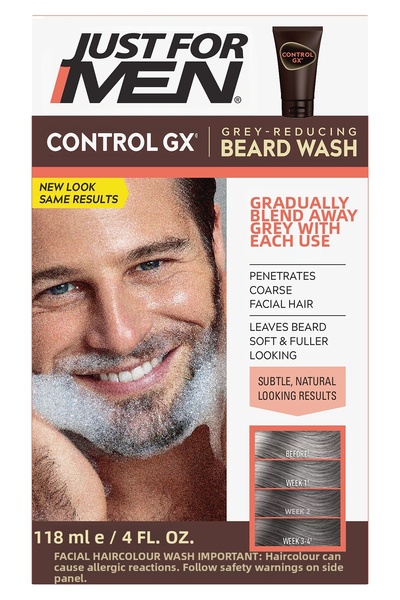 Just For Men Controlgx Gray Beard Darkening Shampoo 118ml
