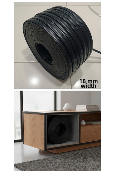 lina oto aksesuar 18 mm Black Nickel Strip 5 Meters Furniture Frames Automotive