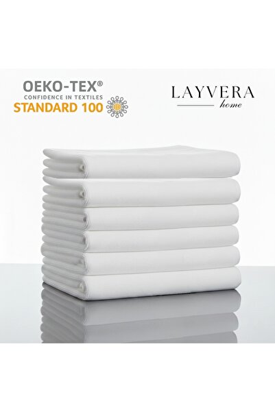 Layvera Πετσέτα Ξενοδοχείου 70x140 Διπλής στρώσης 6 τεμάχια 500 γραμμάρια |  ...