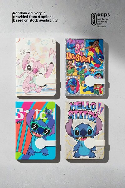 caps office 1 Piece A5 Size Stitch Themed Notebook with 160 Pages and Colorfu...