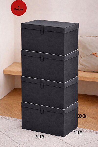 ALAS 4 قطع من صناديق التخزين متعددة الأغراض ذات الحجم الكبير للتنظيم تحت السرير