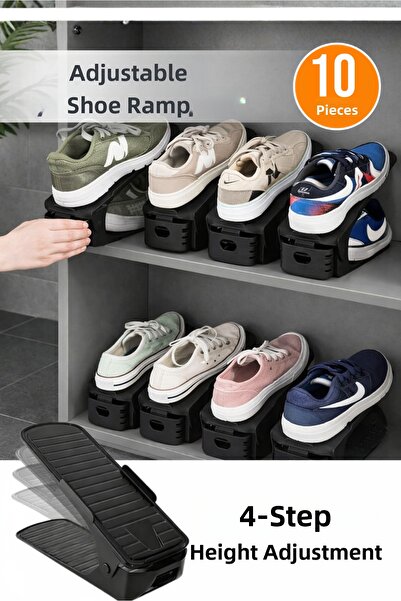 Orvila 10 броя - Регулируема стъпаловидна рампа за обувки