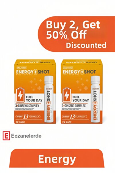 DAILYSHOT Energy Shot Bundle 2. Kutu 50%