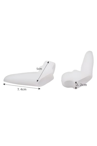 Mawrond Toe Protector, Hallux Valgus Pain Reducer, Bunion Blocker with Silicone Rings (1 Pair)