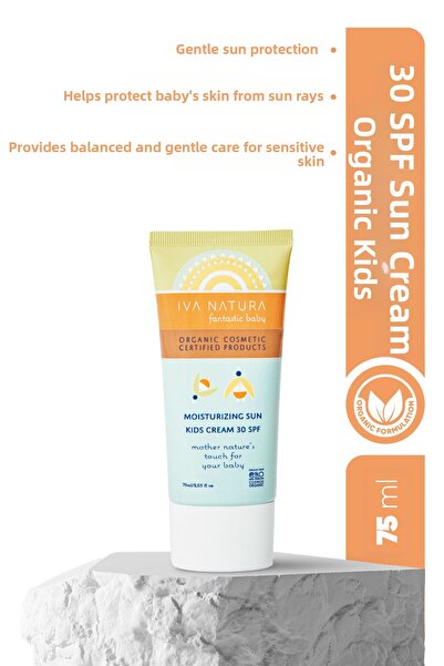 Iva Natura واقي شمسي عالي الحماية للأطفال بعامل حماية من الشمس SPF 30 - عضوي ...
