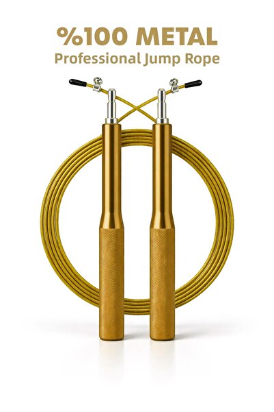 Telvesse Premium Adjustable 100% Steel Jump Rope with Adjustable Length Jump ...