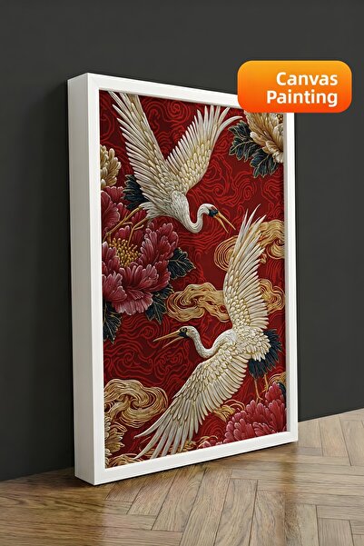 Postifull Pictură murală, Tablou pe pânză cu ramă albă de lux, Seria Ritual, ...