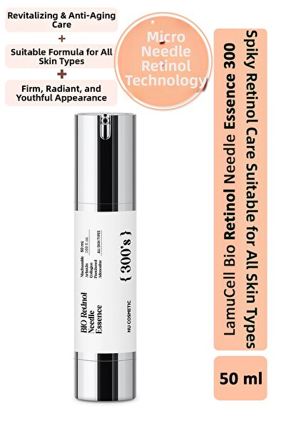 LamuCell خلاصة تجديد البشرة المضادة للشيخوخة بالريتينول الحيوي 300 شوت 50 مل