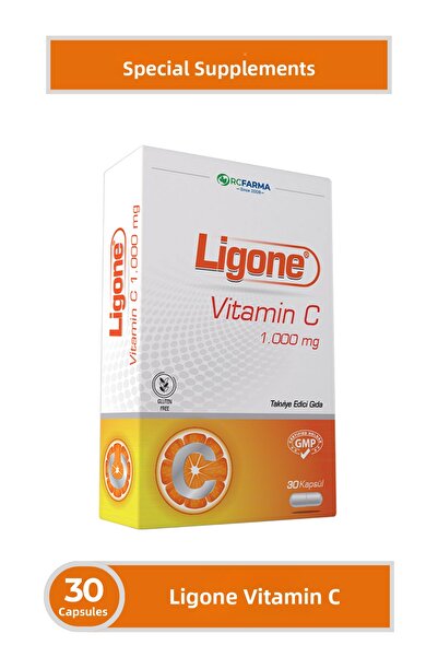 Rcfarma فيتامين سي 1000 ملغ 30 كبسولة |   فيتامين سي بجرعة عالية |   مكمل غذا...