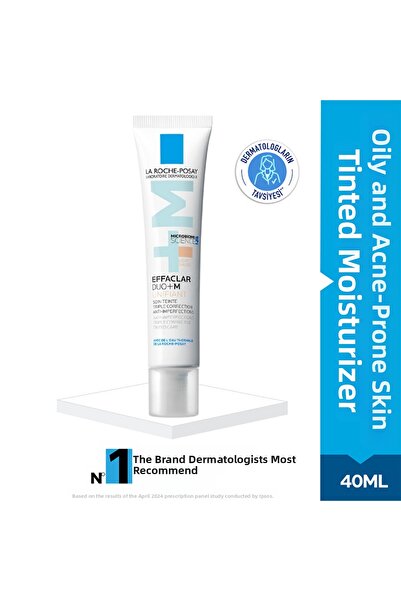 La Roche Posay كريم إيفاكلار ديو إم يونيفيانت المرطب الخفيف الملون 40 مل - لل...