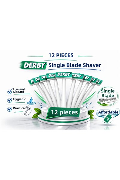 FREEDOM STOREE Derby Single Blade Razor Advantageous Package Options 12 Pcs