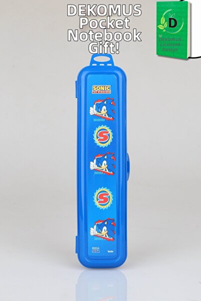 Sonic "Dekomus Pocket Notebook with Gift" Licensed New Season Pen Case