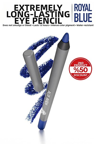 Alix Avien Waterproof Blue Eye Pencil - 13 Hour Lasting Effect - Extreme Last...