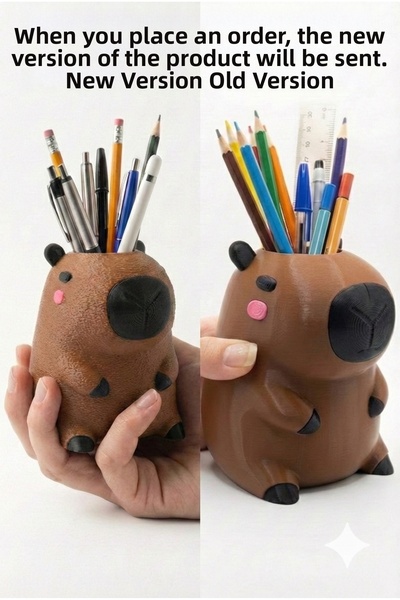 Muffy Stvdio Capybara Pen Holder & Desk Organizer