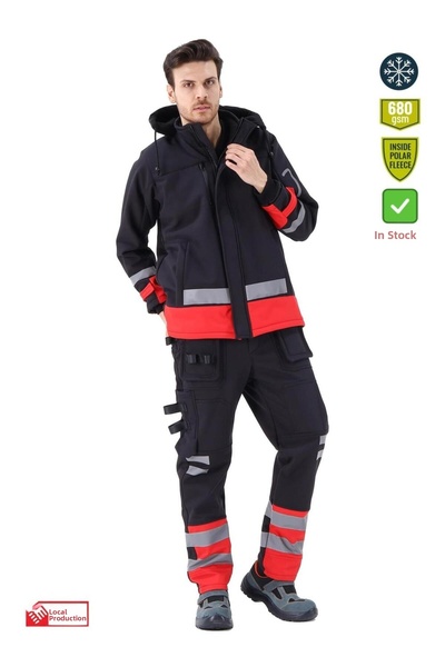 Frekans İş Güvenliği İş Kıyafetleri Safesawa Arrowstar Softshell Thick Unisex...