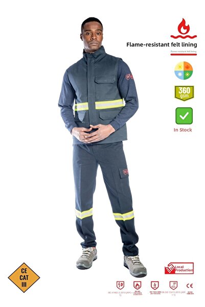 Frekans İş Güvenliği İş Kıyafetleri Safesawa Maxima Fr Seasonal Flame-Resista...