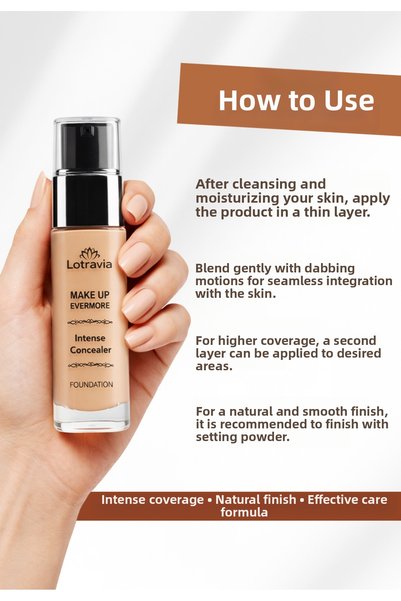 Lotravia Intense Concealer Foundation Medium