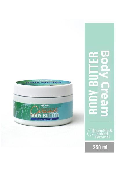 Nevacare 250 مل زبدة الجسم بالفستق والكراميل المملح (كريم مرطب)