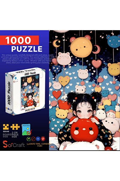 Soi Craft 1000 Piece Puzzle Give Me a Teddy Bear