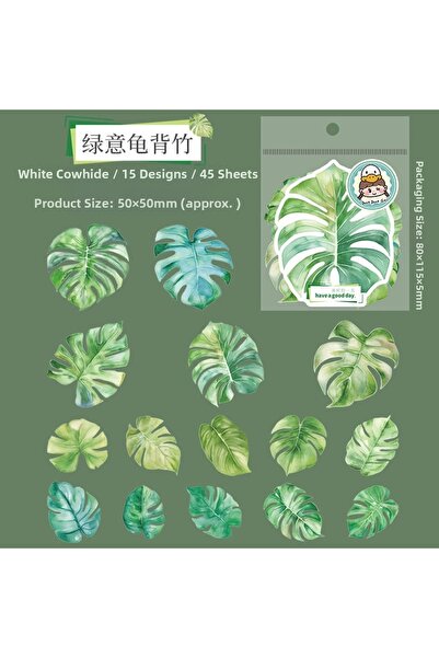 İthal ملصق أوراق الشجر P7-45 قطعة