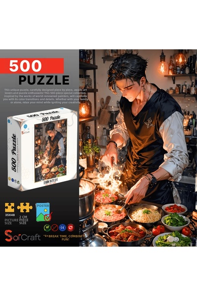 Soi Craft 500 Piece Jigsaw Puzzle Best Chef in Town