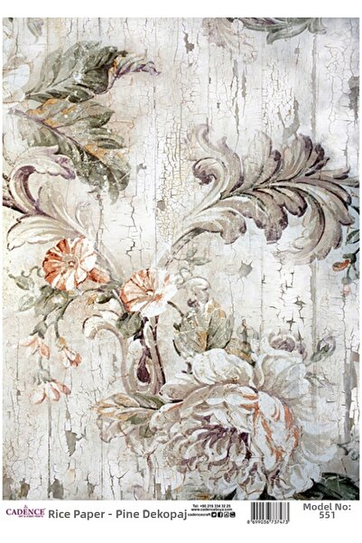 Cadence Rice Decopage Paper 29X42Cm No:551