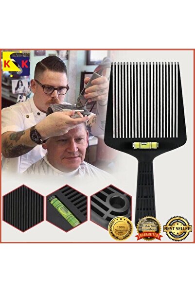 FIVIONT مشط شعر احترافي ذو رأس مسطح - مشط توجيهي ذو رأس مسطح مع مقياس مائي، م...