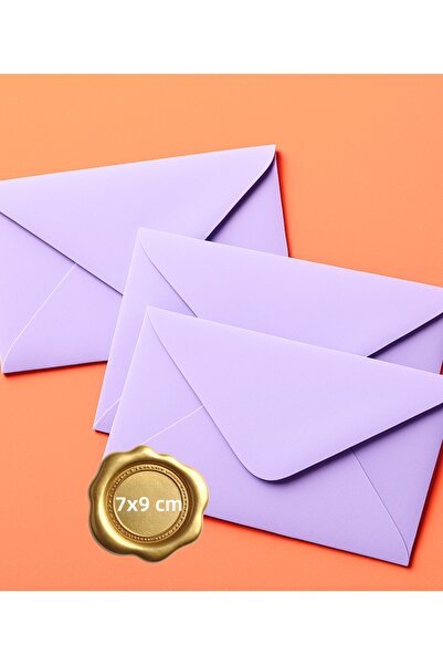 Bimotif ظرف صغير، 7x9 سم 25 قطعة (ليلك)