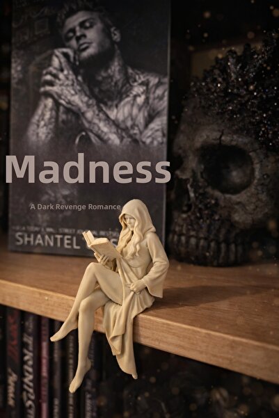 The Plasti Reading Book Figure Book-Reading Figure Home Decoration Gift Alter...