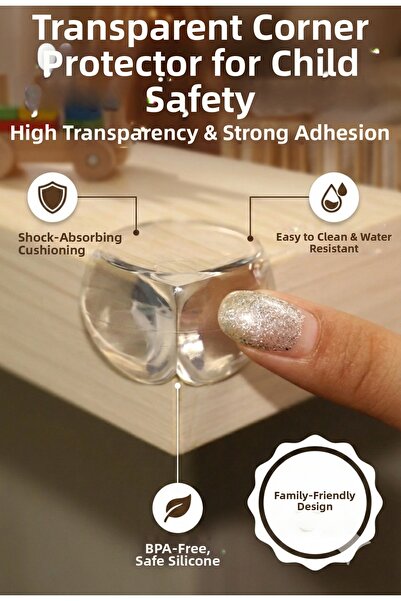 LOVYCO 4 τεμάχια Προστατευτικό γωνιών από σιλικόνη για μωρά και παιδιά