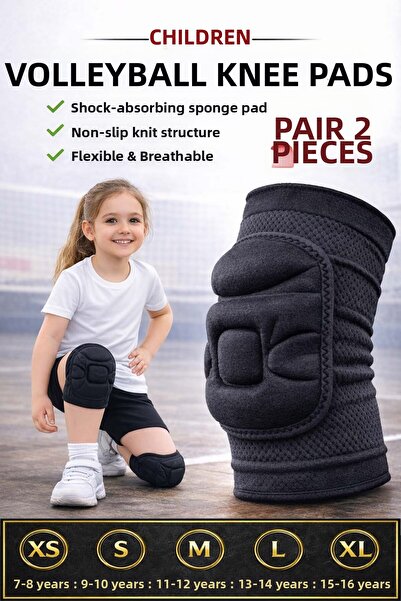 Liggo Double Children's Volleyball Knee Pad Goalkeeper Knee Pad Embossed Spon...