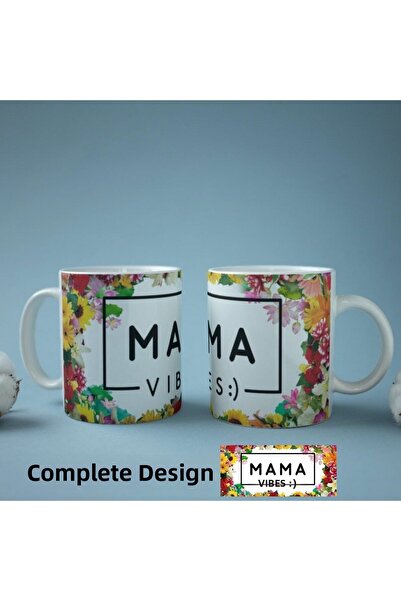 Eylül Design كوب مطبوع عليه تصميم خاص مكتوب عليه طابع الأم، هدية لكوب الشاي و...