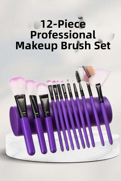 toyigoo Makeup Brush 12 Piece Set Soft Tip Suitable for Eye Makeup Lightweigh...