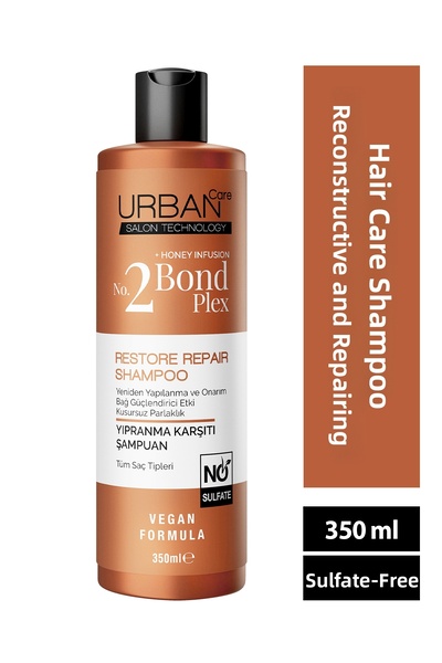 Urban Care No.2 Bond Plex Restore - 350 ml șampon pentru îngrijirea părului f...