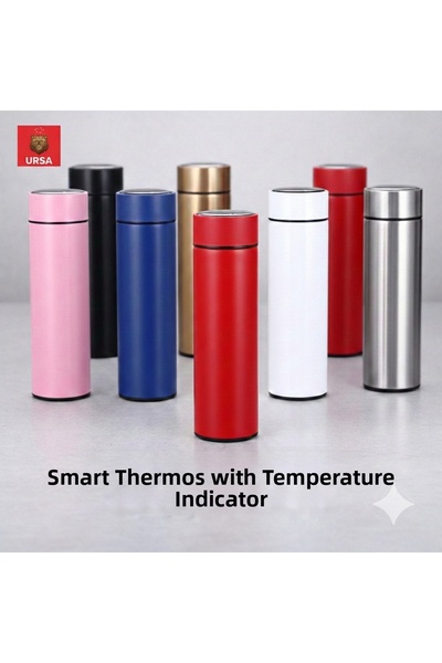 Kingstone Graduated Vacuum Steel I Thermos with Heat Siciness Indicator