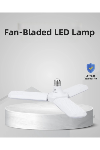 Epilons لمبة LED موفرة للطاقة 60 وات 4 أذرع ضوء أبيض