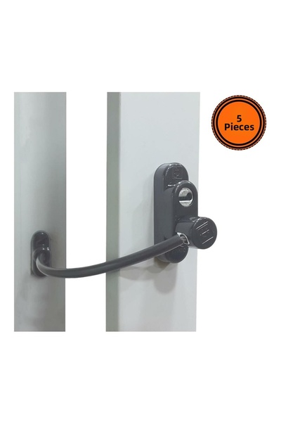 EYM Κλειδαριά ασφαλείας για παιδιά με συρματόσχοινο ατσάλινο καλώδιο PVC παρα...