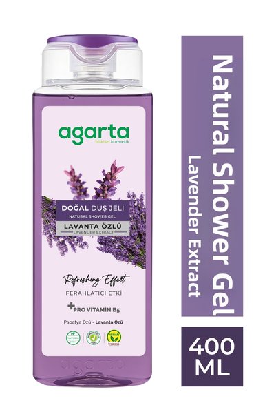 Agarta Natural Aha Lavender Shower Gel 400 ml