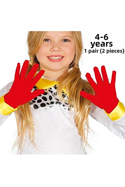 partidolu 1 ζευγάρι κόκκινο χρώμα 23 Απριλίου-29 Οκτωβρίου Lycra Παιδικά Γάντ...