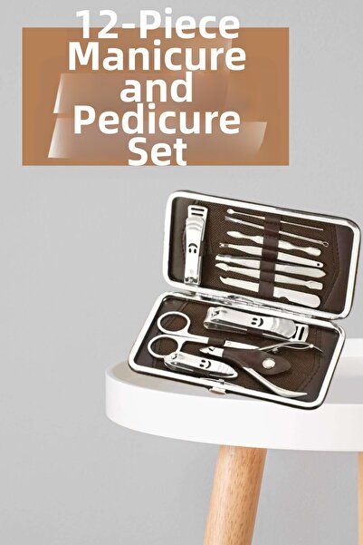 Lisinya Nail Care Kit Nail Correction Ingrown 12 Piece Bag Type Manicure Pedi...