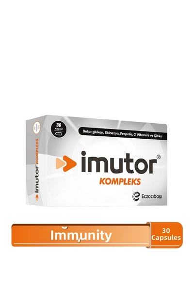 Imutor 30 كبسولة - تعزيز المناعة - بيتا جلوكان، إكينيكسيا، البروبوليس، فيتامي...
