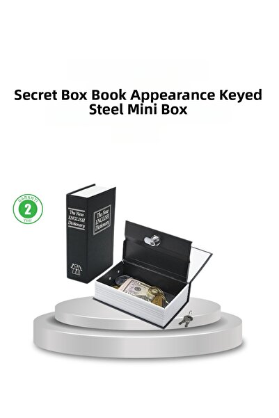 Epilons Secret Book Safe – Metal Body, with Key