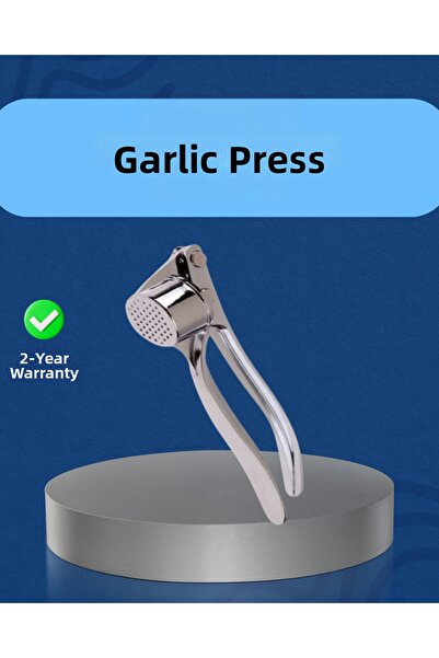 CT STONES Kitchen Garlic Press with Non-Slip Handle and Strong Mechanism
