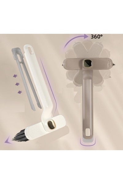 AKN Rotating Head Cleaning Brush with Tweezers